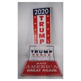 Political advertising, approximately 25 signs