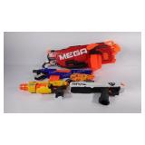 Nerf guns, mega gun does have a broken piece but
