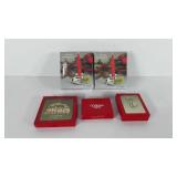 Holiday decor, includes three Gorham ornaments in