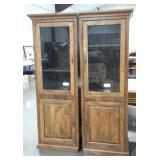 Two cabinets, left and right can be displayed