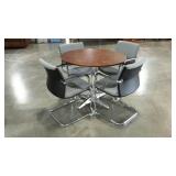 Round 36" diameter table, very wobbly, 4