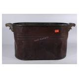 Copper Boiler,  Age wear as shown