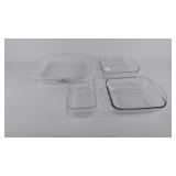 Baking dishes, Corning Blue Coneflower