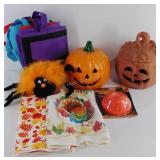 Halloween and Autumn items, ceramic