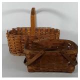 Picnic group, includes Two baskets, 15" and 19",