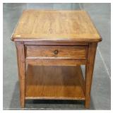 Thomasville end table, surface wear as shown,