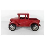 Wooden Ford pickup truck, 15.5"