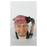 Royal Doulton lumberjack pitcher, 7"