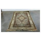 Scatter rug, 48 x 73, neutral palette, needs