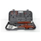 BBQ set, includes spatula, corn cob holders,