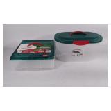 Storage totes with lids, good condition