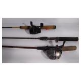 Fishing poles, they need to be restring, 1 is