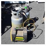 2 refrigerant tanks and g1 single recovery machine