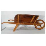 Wooden wheelbarrow, 56"