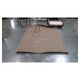 Indoor/outdoor sunroom rug, 62" × 83"