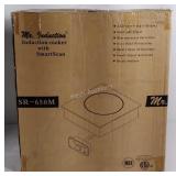 Induction cooker with smart scan, 120V, 650W, New