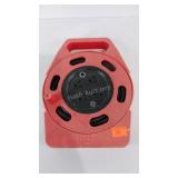 Power Caddy, extension reel with four 3-prong