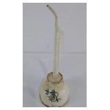 Decorative, hand painted, miniature oil can, 5.5"