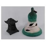 Garden decor items, ceramic bell and Asian style