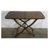 Folding table, Baker Furniture, 17 x 36