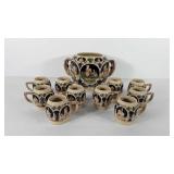 Gertz German large castle punch bowl/tureen,