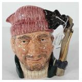 Royal Doulton lumberjack pitcher, 7"