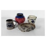 Home decor, includes Rowe Pottery works Hatfield