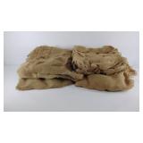 Burlap, four large pieces