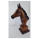 Horse head bust statue, limited edition, made of