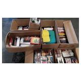 Skid lot: books and VHS tapes, Note: this item