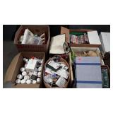 Skid lot: books, supplements (expired), tote