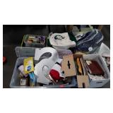 Skid lot: dog bed, candles, clothes, totes, home