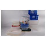 Food containers, measuring cups, small storage