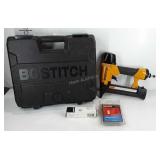 Bostitch pneumatic staple gun with crown staples