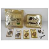 Dremel bit sets, mostly steel brushes, also