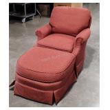 Highland House upholstered swivel chair and