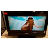 Philips 18 1/2" TV, no remote