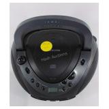 Memorex CD player, portable, powers up, use