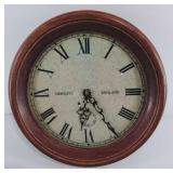 Wall Clock, battery operated 12.5" in diameter