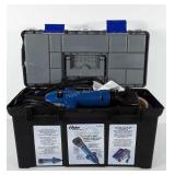 Oster clip master with case, powers on, lid is