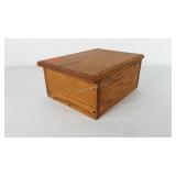 Wooden box, 6" x 9.5" x 12"