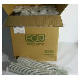 Eco products hot cups, 1000 pieces, 12 Oz cups