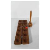 Wooden wares, including foldable mancala game