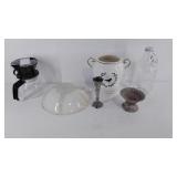 Household items, glass shade for overhead light,