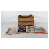 Twin Springs wooden crate full of Hobbies