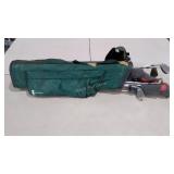 High Lander golf bag with clubs