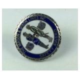 Sterling silver Mason Dixon driving lapel pin