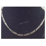 Sterling silver necklace 18in