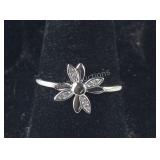 Sterling silver CZ ring size 7