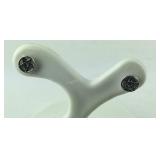 Sterling silver stud earrings